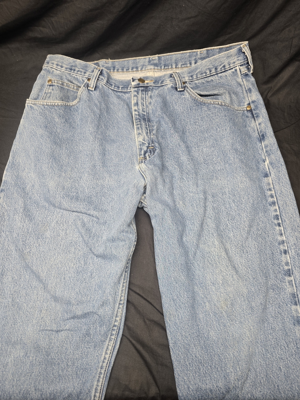 Riders by Lee Men's 38x32 Light Wash Straight Leg Jeans 100% Cotton Vintage Y2K